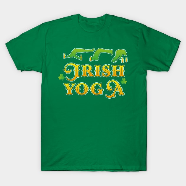 Irish Yoga T-Shirt by yeoys